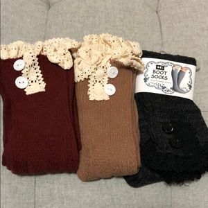 3 for 1 boot socks